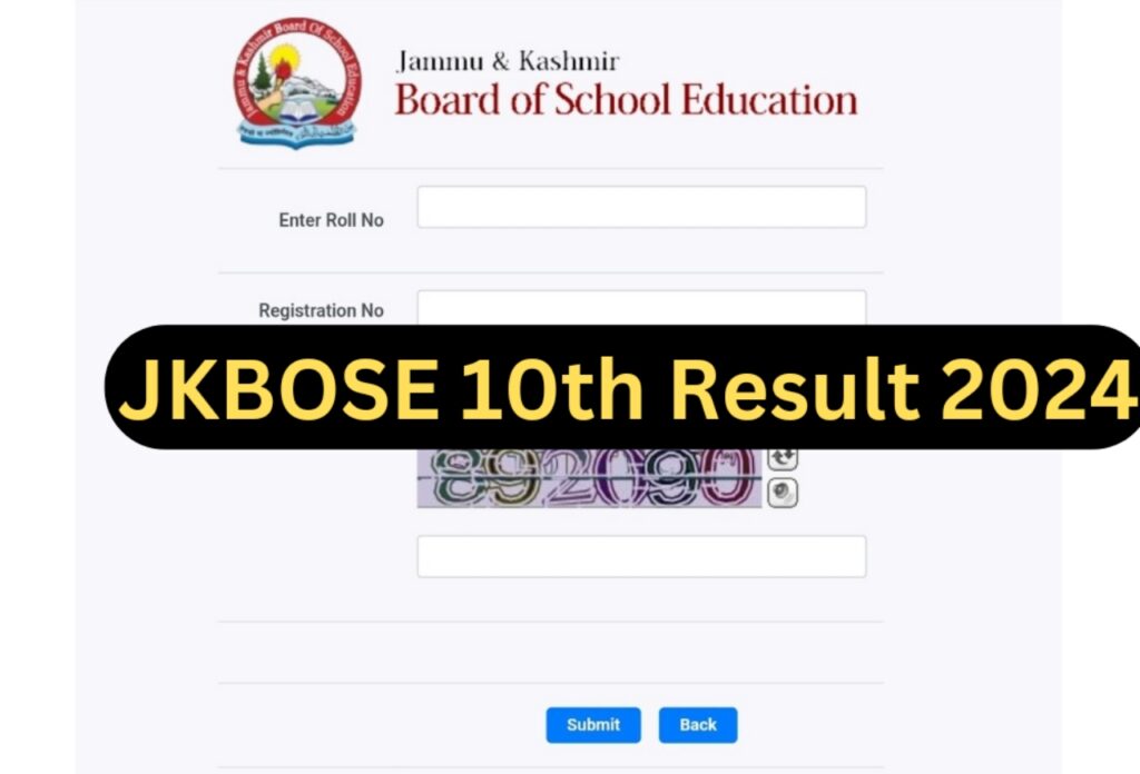 JKBOSE 10th Result 2024